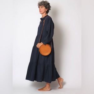 🌺Circle leather crossbody bag 🌺